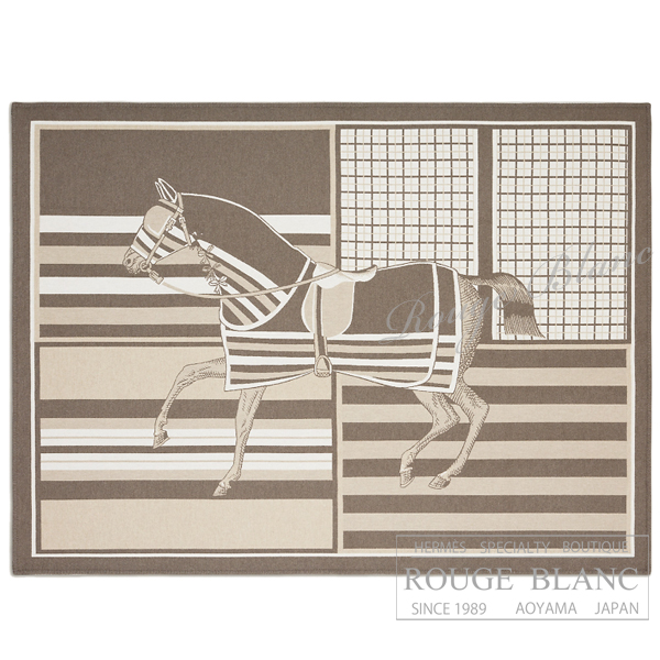 エルメス　プレード　ブランケット　”新・馬着”　エコルセ　ひざ掛け【新品】 HERMES Plaid Blanket Ecorce【NEW】
