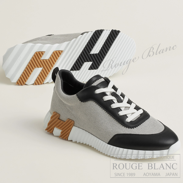 エルメス　メンズ　スニーカー　”バウンシング” 　プリュノワール×ブラック　#40 1/2 【新品】 HERMES  Men's Sneaker "Bouncing" Prunoir×Black 【NEW】