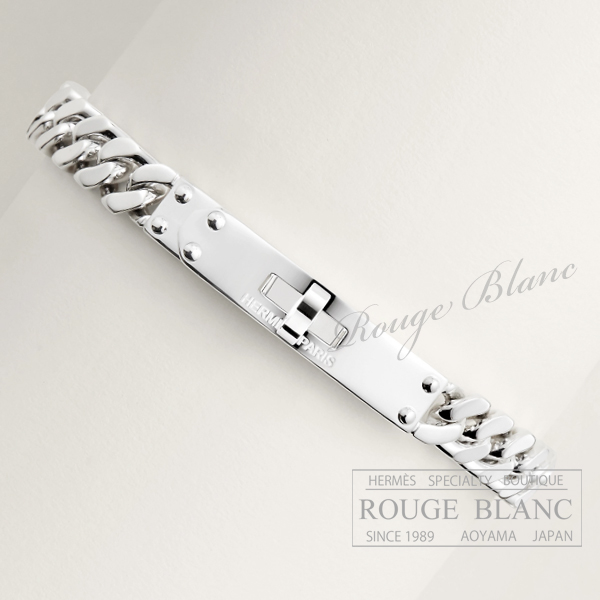 エルメス　ブレスレット　"ケリー グルメット" TPM　シルバー　SH　【新品】 HERMES Bracelet Kelly Gourmette Silver 【NEW】