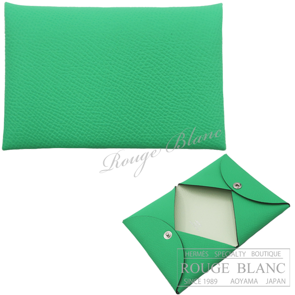 HERMES エルメス カードケース カルヴィ グリアスファルト かじかむ  