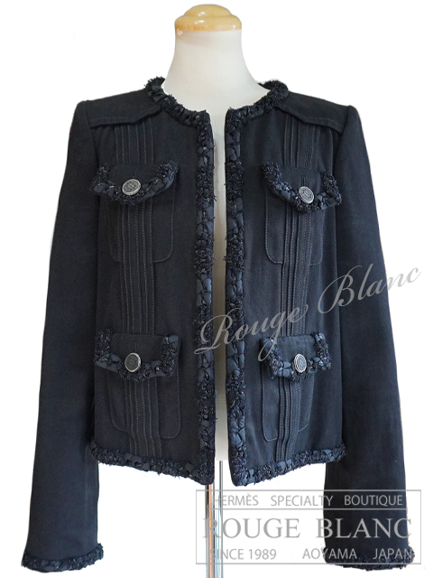 【CHANEL】デニムジャケット　36 CHANEL デニムジャケット 36 ブルー コットン | MixTHINKS