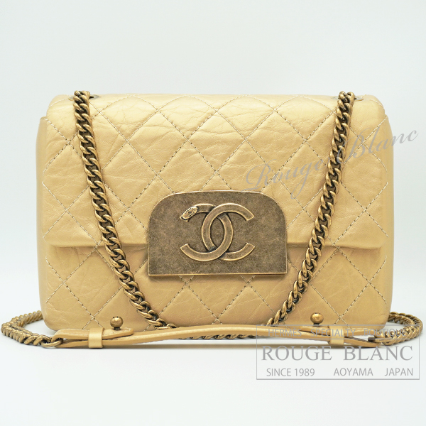 シャネル　12A　マトラッセ　チェーンバッグ　ゴールド　レザー　ゴールド金具　【新品】CHANEL  Matelasse Chain Bag  Gold Leather Gold Buckle 【NEW】