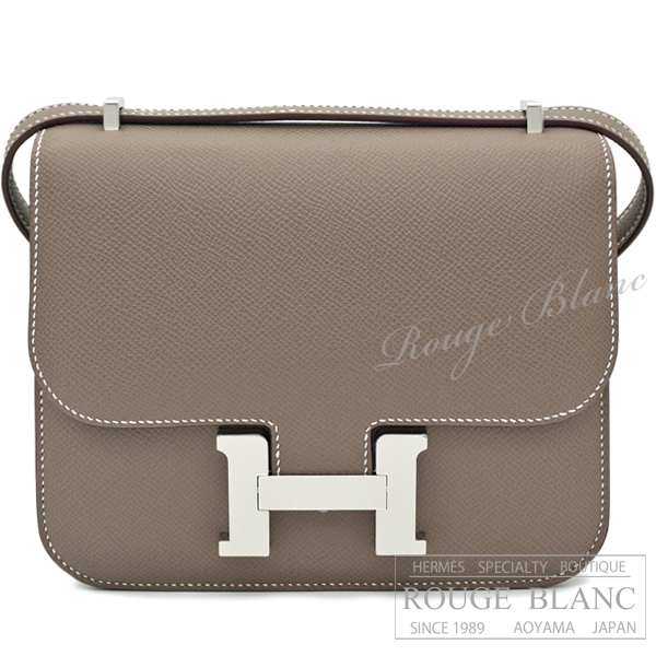 エルメス　コンスタンスミニ　ミラー/ミロワール　エトゥープ　エプソン　シルバー金具　ショルダーバッグ 【新品】