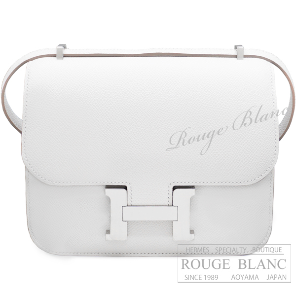 エルメス　コンスタンスミニ　ミラー/ミロワール　グリペール　エプソン　シルバー金具　ショルダーバッグ 【新品】