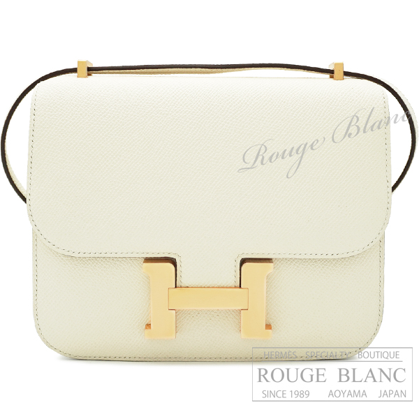 エルメス　コンスタンスミニ　ナタ　エプソン　ローズゴールド金具　ショルダーバッグ 【中古】