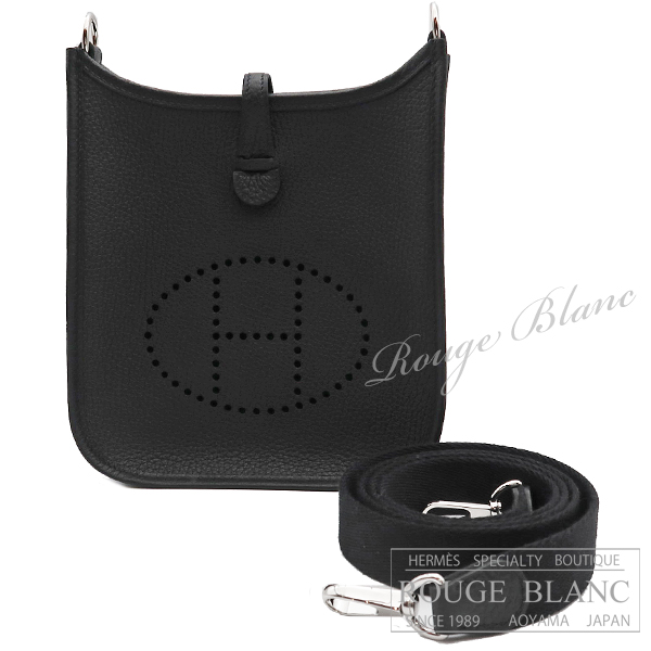 HERMES】エルメス エヴリンTPM 16 アマゾン ブラック×シルバー金具  