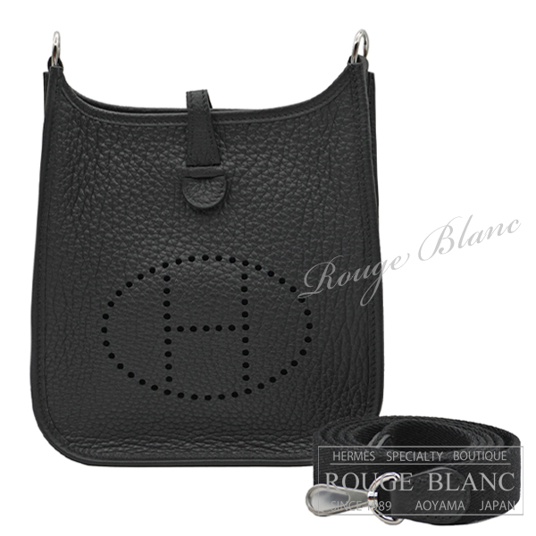 エルメス　エヴリン　TPM/16　アマゾン　黒　ブラック　トリヨンクレマンス　シルバー金具　【新品】　HERMES  Evelyne TPM/16 Amazon Black Taurillon Clemence Silver Buckle 【NEW】