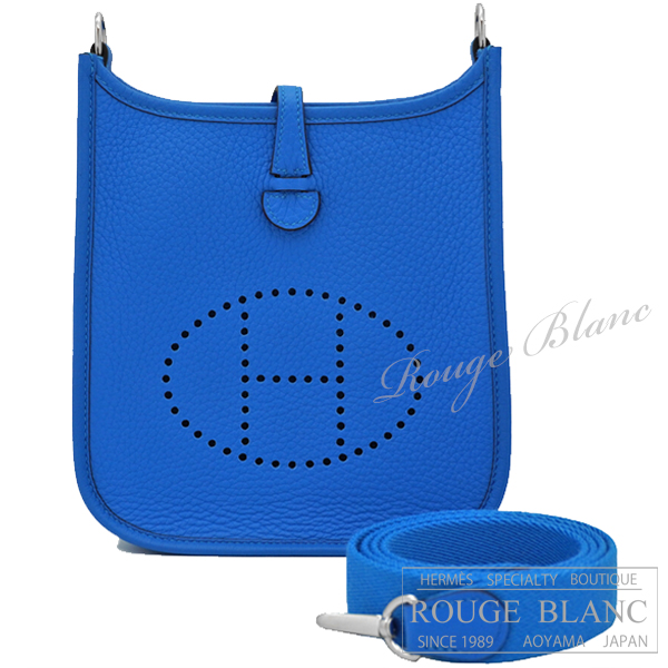 エルメス　エヴリン　TPM/16　アマゾン　ブルーイドラ　トリヨンクレマンス　シルバー金具　【新品】HERMES  Evelyne TPM/16 Amazon Bleu hydra Taurillon Clemence Silver Buckle 【NEW】