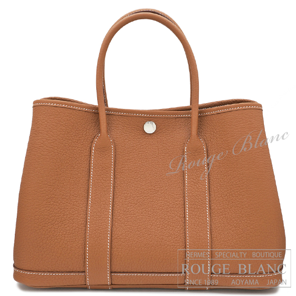 HERMES エルメス　ガーデンパーティーtpm 30 ゴールド エルメス ガーデンパーティTPM/30 ゴールド ネゴンダ 【新品
