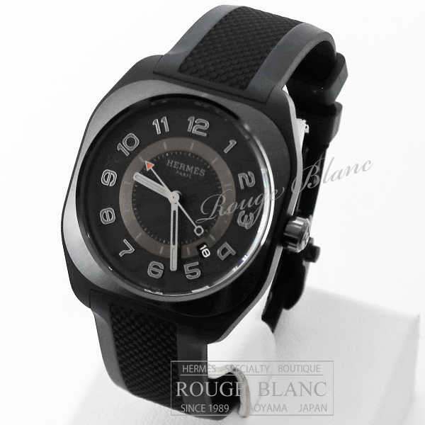 エルメス　H08　腕時計　メンズ　ブラック　【新品】 HERMES Men's  Watch H08 black 【NEW】