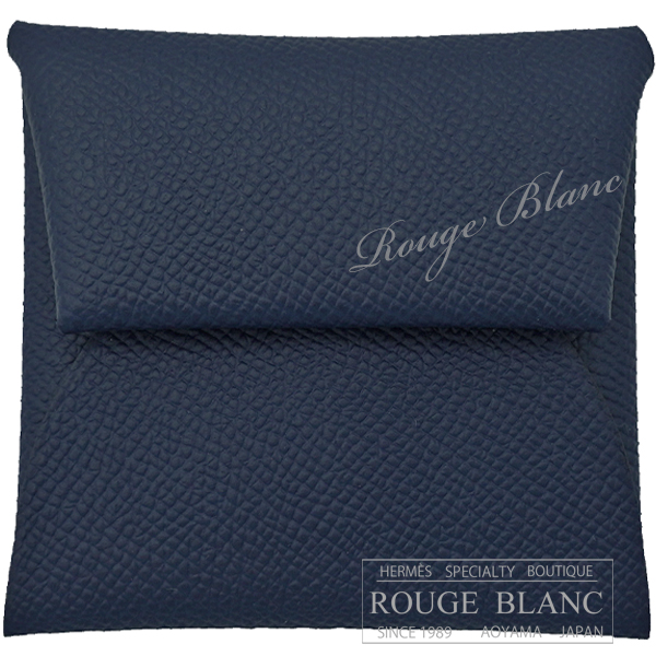 エルメス　バスティア　コインケース　ブルーニュイ　エプソン 【新品】 HERMES Bastia Coincase  Blue Nuit Epsom【NEW】