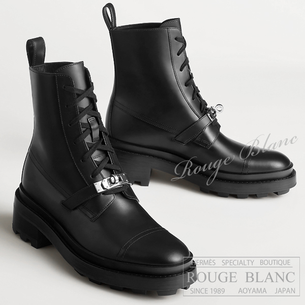 エルメス　ショートブーツ　”ファンク”　ブラック　黒　#37 1/2　【新品】HERMES Ankle boot "Funk" Black 【NEW】