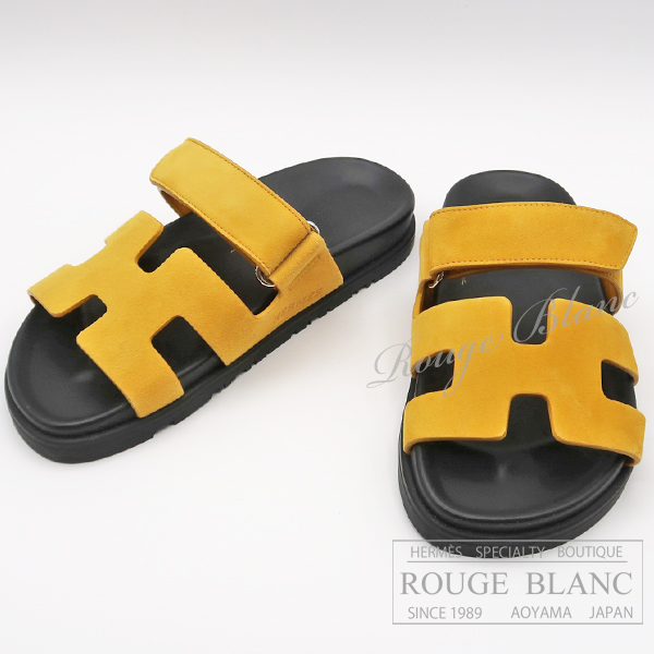 エルメス　サンダル　”シプレ”　ミモザ　イエロー　#36  【新品】　HERMES  Sandal  "Chypre"  Mimosa Yellow【NEW】