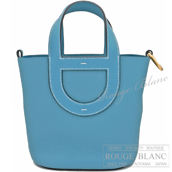 エルメス　インザループ18　ニューブルージーン　トリヨンクレマンス　ゴールド金具 【新品】 HERMES In the loop18 New bleu jean Taurillon Clemence Gold Buckle 【NEW】