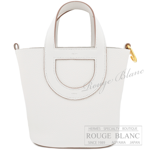 エルメス　インザループ18　グリペール　トリヨンクレマンス　ゴールド金具 【新品】 HERMES In the loop 18 Gris pale Taurillon Clemence Gold Buckle 【NEW】