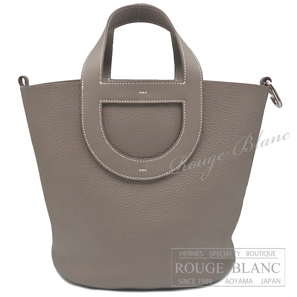 エルメス　インザループ23　エトゥープ　トリヨンクレマンス　シルバー金具 【新品】 HERMES In the loop 23 Etoupe Taurillon Clemence Silver Buckle 【NEW】