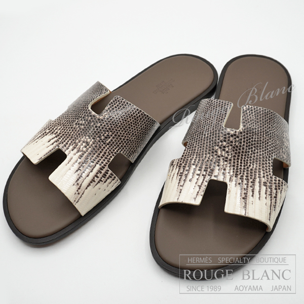 エルメス　メンズ　サンダル　”イズミール”　オンブレ　リザード　オーダー　#42　【新品】　HERMES Men's Sandal  "Izmir"  Ombre Lizard【NEW】
