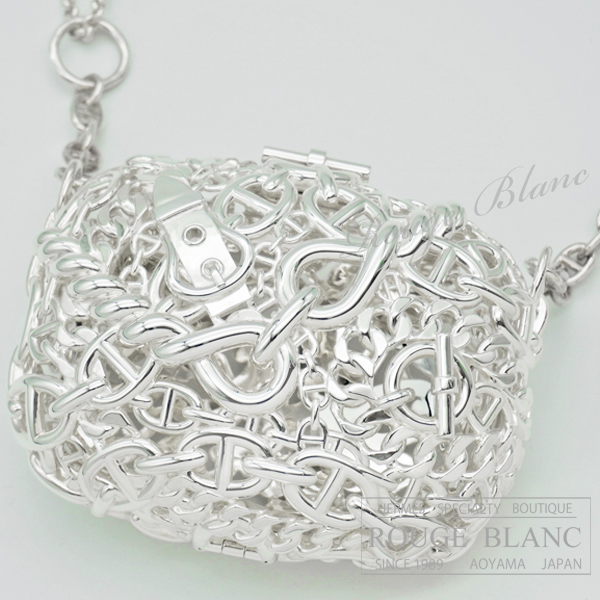 エルメス　サックビジュー　ジュエルバッグ　シェーヌダンクル　シルバー　【新品】 HERMES Sac bijou Jewel bag  Chaine dancre Silver 【NEW】