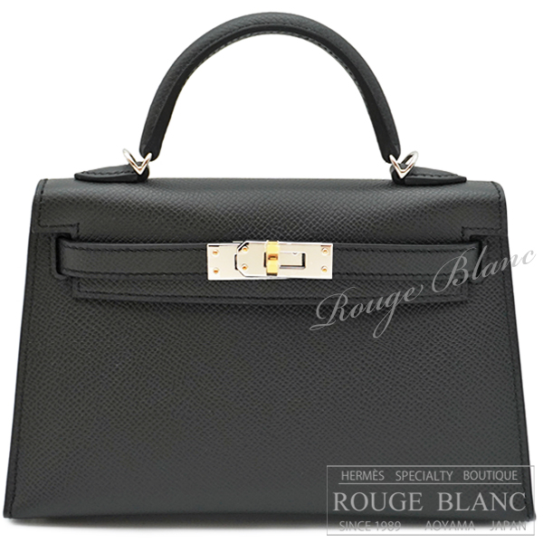 エルメス　ケリーミニ 2/ミニケリー 2　プロン　エプソン　エレクトラム金具   外縫い 【新品】HERMES Mini Kelly 2 Plomb Epsom Electrum Buckle【NEW】