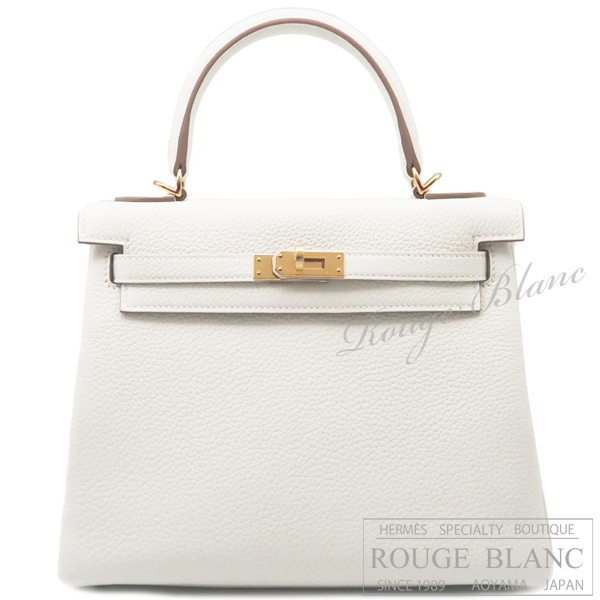 エルメス　ケリー25　内縫い　マッシュルーム　トゴ　ゴールド金具 【新品】 HERMES Kelly25 Mushroom Togo Gold Buckle【NEW】