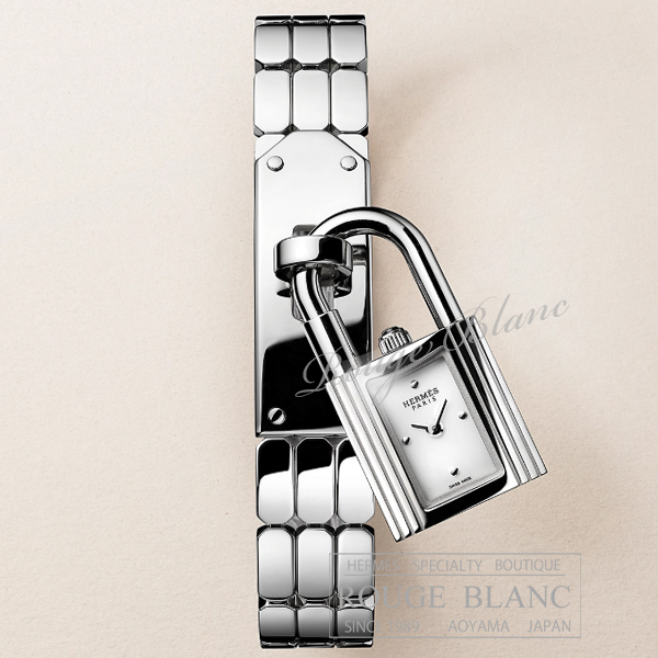 エルメス　ケリー ミニ 16mm　腕時計　ステンレススティール　クロシェット付　レディース  【新品】 HERMES Ladies' watch Kelly Mini 16mm 【NEW】