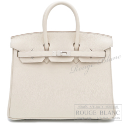 エルメス　バーキン25　クレ　トゴ　シルバー金具　【新品】   HERMES Birkin25 Craie Togo Silver Buckle 【NEW】