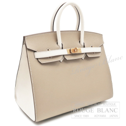 エルメス　バーキンセリエ25　スペシャルオーダー　トレンチ×クレ　エプソン　マットゴールド金具　【新品】 HERMES Birkin Sellier25 Special Order Trench×Craie Epsom Mat gold Buckle 【NEW】