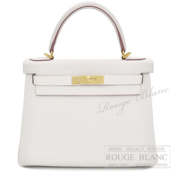 エルメス　ケリー28　内縫い　クレ　トゴ　ゴールド金具　【新品】 HERMES Kelly28 Craie Togo Gold Buckle 【NEW】