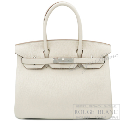 エルメス　バーキン30　クレ　トゴ　シルバー金具　　【新品】 　HERMES Birkin30 Craie Togo Silver Buckle 【NEW】