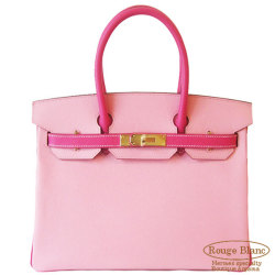エルメス　バーキン30　ローズコンフェッティ×ローズティリアン　G金具 パーソナルオーダー　【新品】 HERMES Birkin30 Rose confetti×Rose tyrien personal order 【NEW】