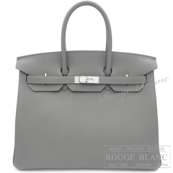 【ロコ様】美品 HERMES オズ ホワイト シルバー金具　35ハーフ　箱無し HERMES エルメス リング オスモズ Bague Osmos PM H102539B