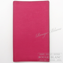 エルメス アジェンダヴィジョン 手帳ケース フランボワーズ シェーヴル  