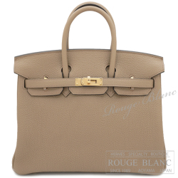 エルメス　バーキン25　ベージュマルファ　トゴ　ゴールド金具 【新品】 HERMES Birkin25 Beige Marfa Togo Gold Buckle【NEW】