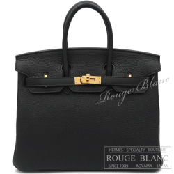 エルメス　バーキン25　黒　ブラック　トゴ　ゴールド金具  【新品】 HERMES Birkin25 Black Togo Gold Buckle 【NEW】
