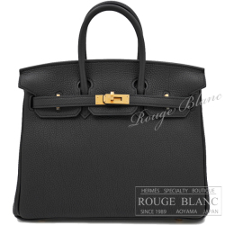 エルメス　バーキン25　黒　ブラック　トゴ　マットゴールド金具 【新品】 HERMES Birkin25 Black Togo Mat gold Buckle 【NEW】