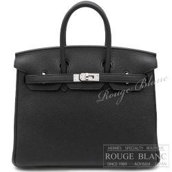 エルメス　バーキン25　黒　ブラック　トゴ　シルバー金具　【新品】   HERMES Birkin25 Black Togo Silver Buckle 【NEW】