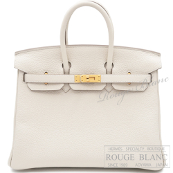 エルメス　バーキン25　クレ　トゴ　ゴールド金具【新品】 HERMES Birkin25 Craie Togo Gold Buckle【NEW】
