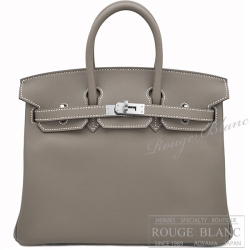 エルメス　バーキン25　エトゥープ　スイフト　シルバー金具　【新品】 HERMES Birkin25 Etoupe Swift Silver Buckle【NEW】