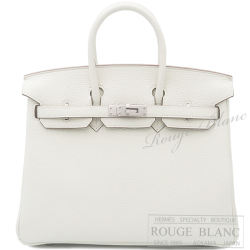 エルメス　バーキン25　マッシュルーム　トゴ　シルバー金具 【新品】 HERMES Birkin25 Mushroom Togo Silver Buckle 【NEW】