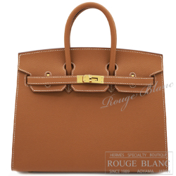エルメス　バーキンセリエ25　ゴールド　エプソン　ゴールド金具 【新品】 HERMES Birkin sellier25 Gold Epsom Gold Buckle 【NEW】
