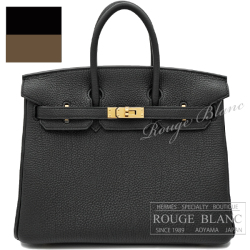 エルメス　バーキンヴェルソ25　ブラック×ツンドラ　トゴ　ゴールド金具 【新品】 HERMES Birkin Verso 25 Black×Toundra Togo Gold Buckle 【NEW】