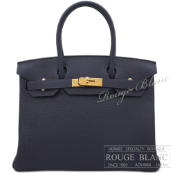 エルメス　バーキン30 　ブルーニュイ　トゴ　ゴールド金具 【新品】 HERMES Birkin30 Bleu Nuit Togo Gold Buckle【NEW】