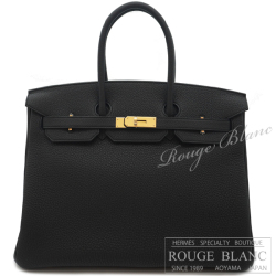 エルメス　バーキン35　黒　ブラック　トゴ　ゴールド金具　【新品】 HERMES Birkin35 Black Togo Gold Buckle【NEW】