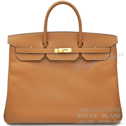 エルメス　バーキン40　ナチュラル　ヴォーシャモニー　ゴールド金具　【中古】 HERMES Birkin40 Naturel Veau chamonix Gold Buckle 【USED】