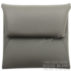 エルメス　バスティア　コインケース　グリメイヤー　ヴォーエバーカラー【新品】 HERMES Bastia Coincase Gris meyer Veau Evercolor【NEW】