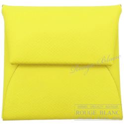 エルメス　バスティア　コインケース　ライム　エプソン【新品】 HERMES Bastia Coincase Lime Epsom 【NEW】