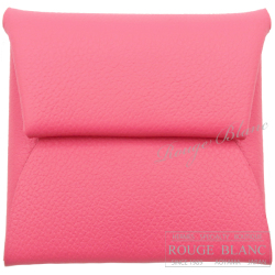 エルメス　バスティア　コインケース　ローズアザレ　ヴォーエバーカラー　【新品】 HERMES Bastia Coin case Rose azalee Veau Evercolor 【NEW】