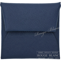 エルメス　バスティア　コインケース　ブルーアビス　エプソン 【新品】HERMES Bastia Coin case Bleu abysse Epsom 【NEW】