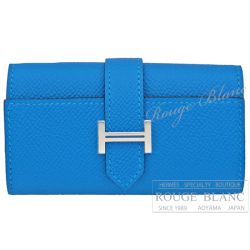 エルメス　ベアンキーケース　4連　ブルーザンジバル　エプソン　シルバー金具 【新品】 HERMES Bearn Keycase4 Bleu zanzibar Epsom Silver Buckle【NEW】