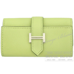 エルメス　ベアンキーケース　4連　ジョーヌブルジョン　シェーヴル　シルバー金具【新品】　HERMES Bearn Keycase4 Jaune  bourgeon Chevre Silver Buckle 【NEW】